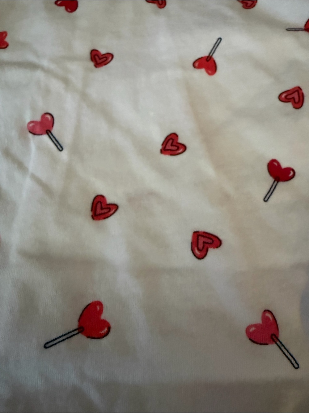 ❤️Baby White Long-Sleeve Bodysuit with Red Hearts❤️ - Picture 3 of 4
